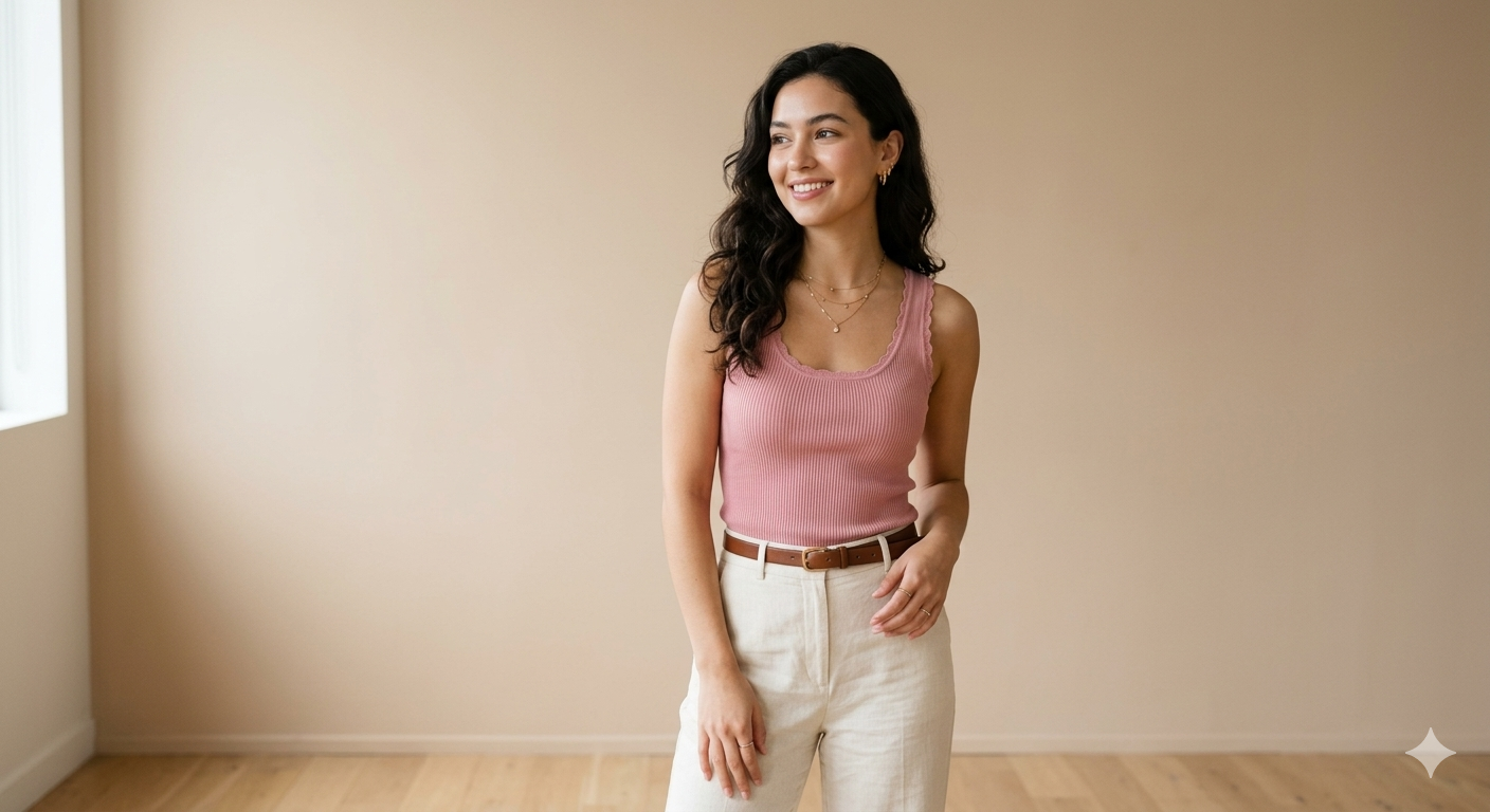 Pink Everyday Beautiful Tank for Women
