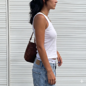 White Basic Tank for Women
